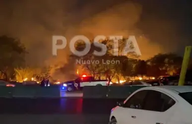 Reportan fuerte incendio cerca del arroyo La Talaverna en Guadalupe