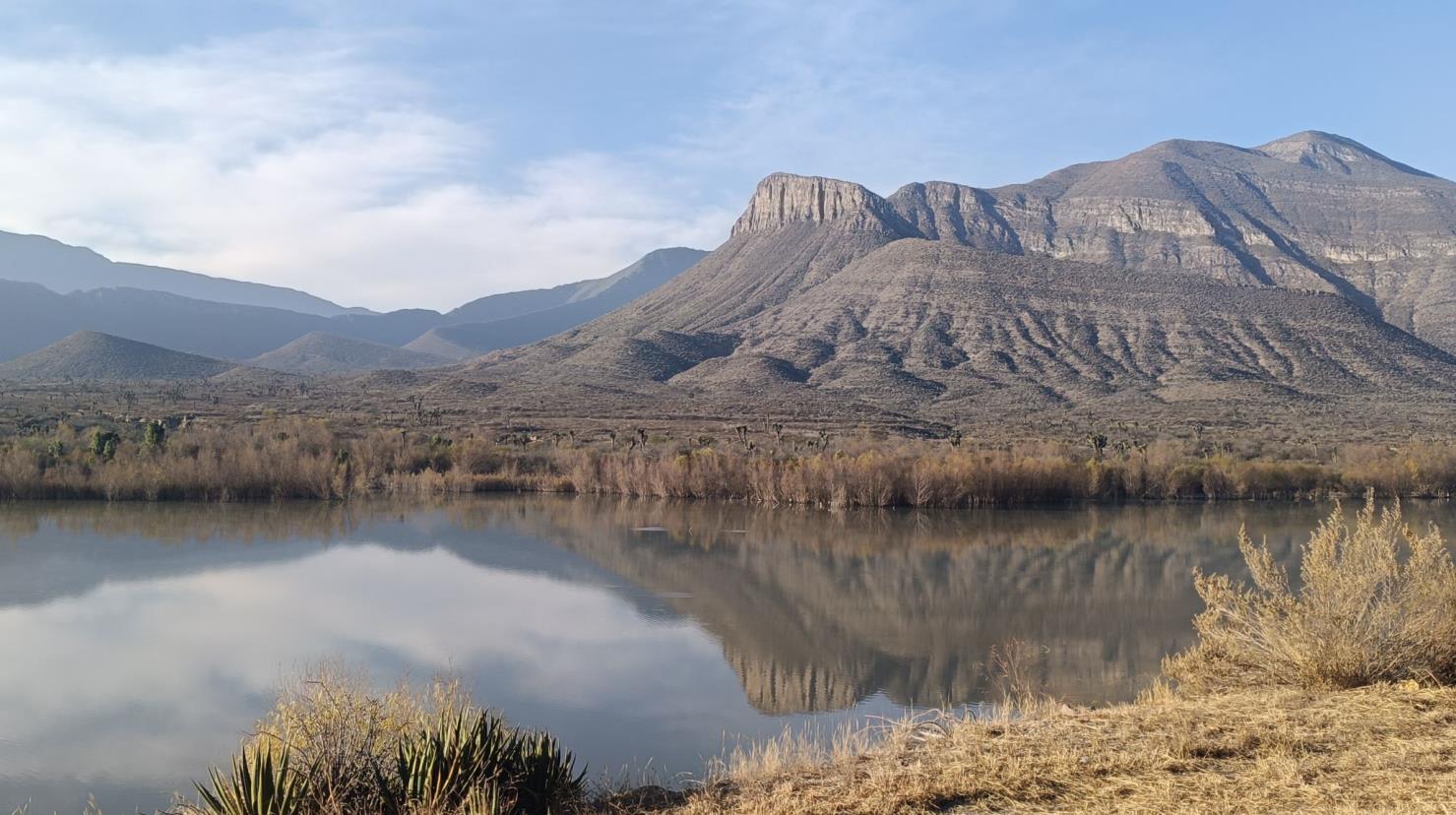 Presa Palo Blanco en Ramos Arizpe. Foto de OCV Saltillo.