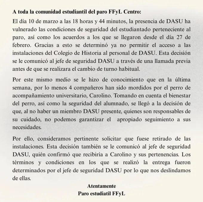 Alumnos de Facultad de Filosofía y Letras de la Benemérita Universidad Autónoma de Puebla.