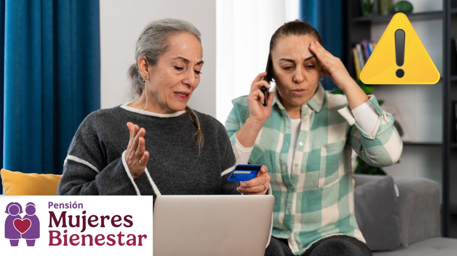 ¡Atención! Circula enlace falso para el registro de Pensión Mujeres Bienestar. Foto: Canva