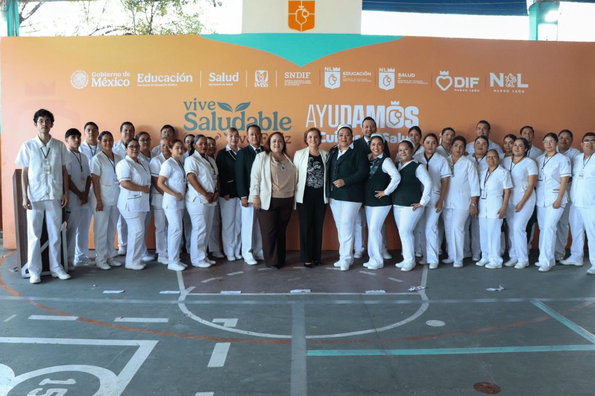 IMSS Nuevo León impulsa la salud infantil con Vive saludable, vive feliz. Foto: IMSS Nuevo León.