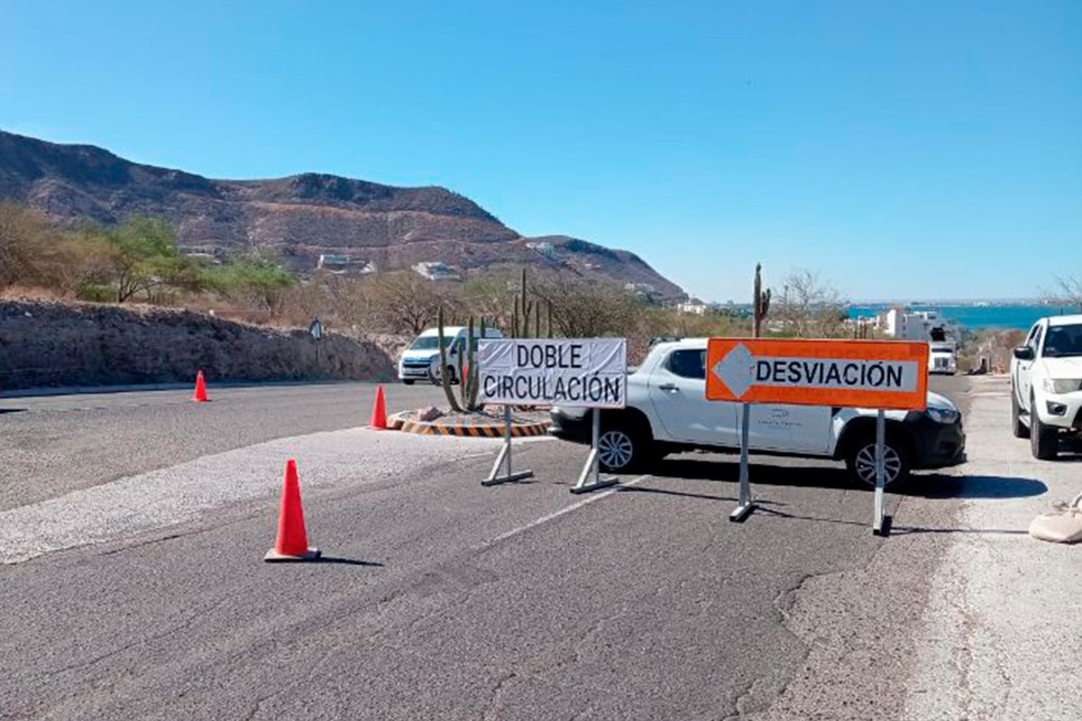 Trabajos de reparación en Pichilingue. Foto: Gobierno del Estado.