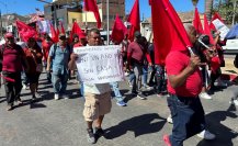 Marcha Movimiento Antorchista: piden vivienda digna y servicios básicos en Los Cabos