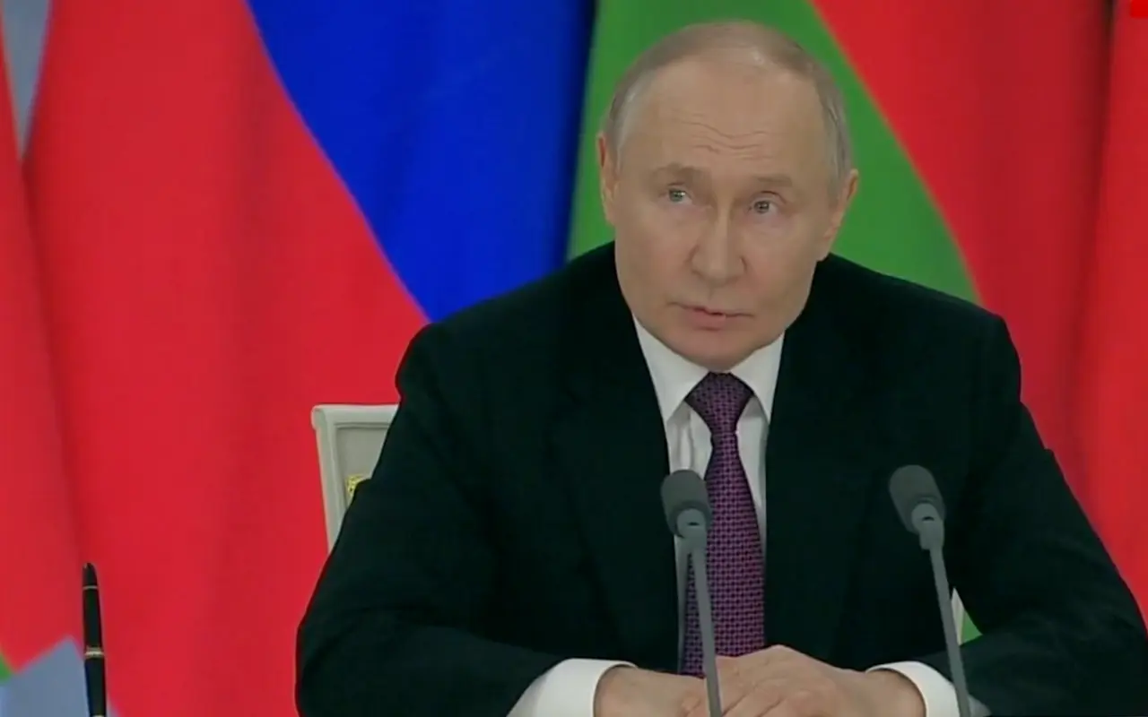 Vladímir Putin. Captura de pantalla: X (@SkyNews)
