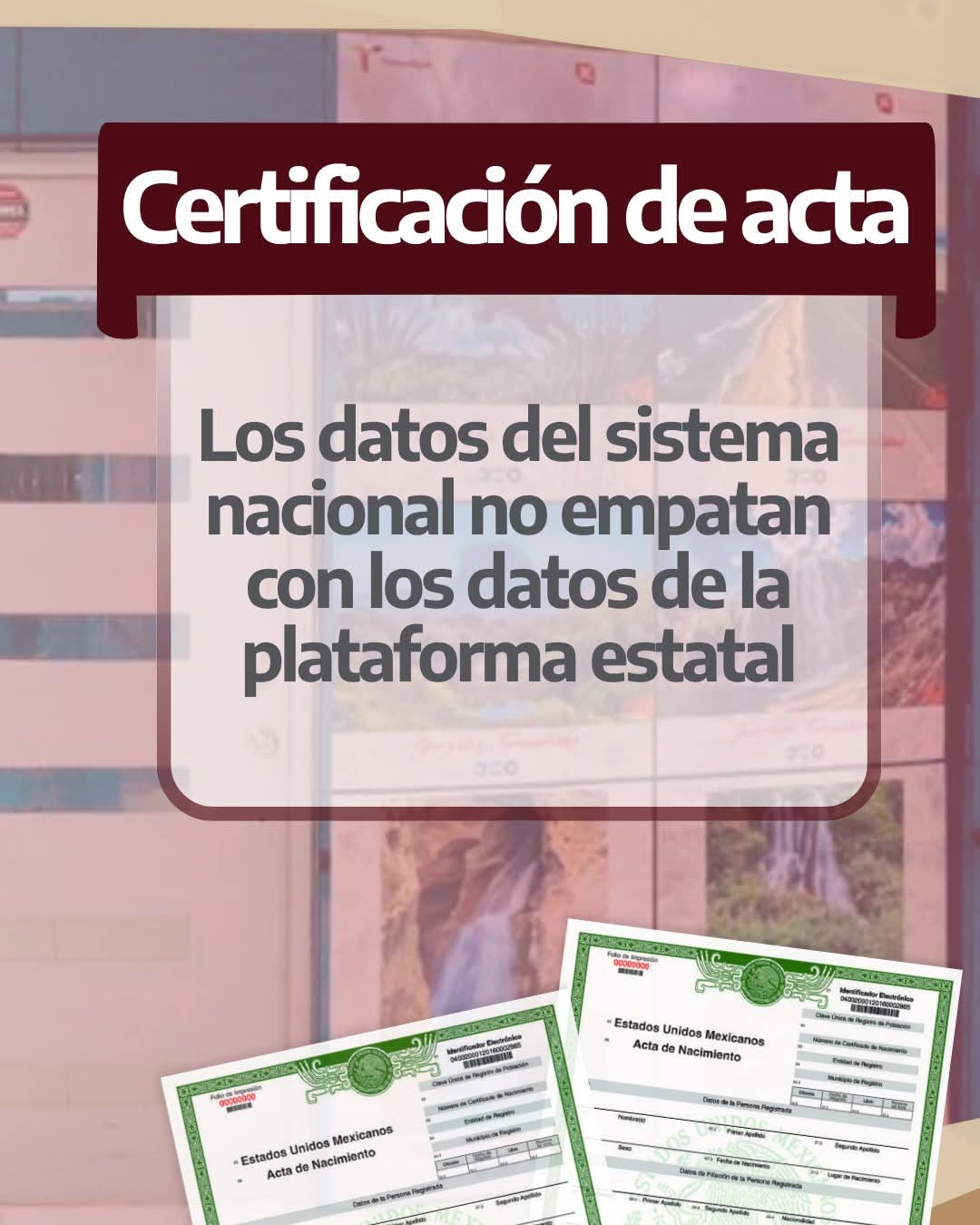 Certificación de Acta. Foto: Gobierno del estado