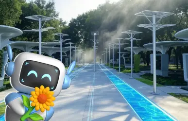 ¿Cómo se vería la Alameda de Saltillo en el 20250 según la IA?