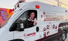 Manuel Guerra hace historia en García con la primera ambulancia para seres sintientes