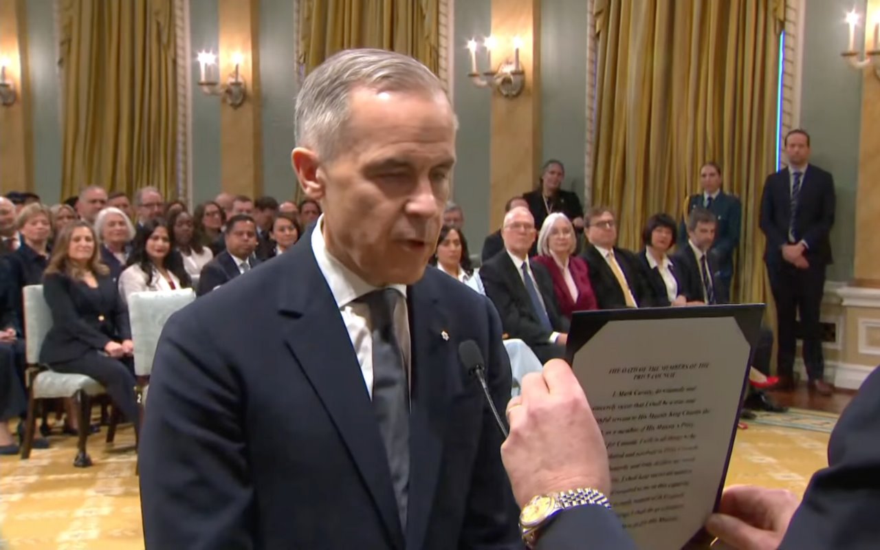 Mark Carney. Captura de pantalla: YouTube (The Independent)