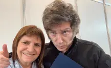 Milei y Bullrich defienden a las fuerzas de seguridad tras masivas protestas en Argentina 