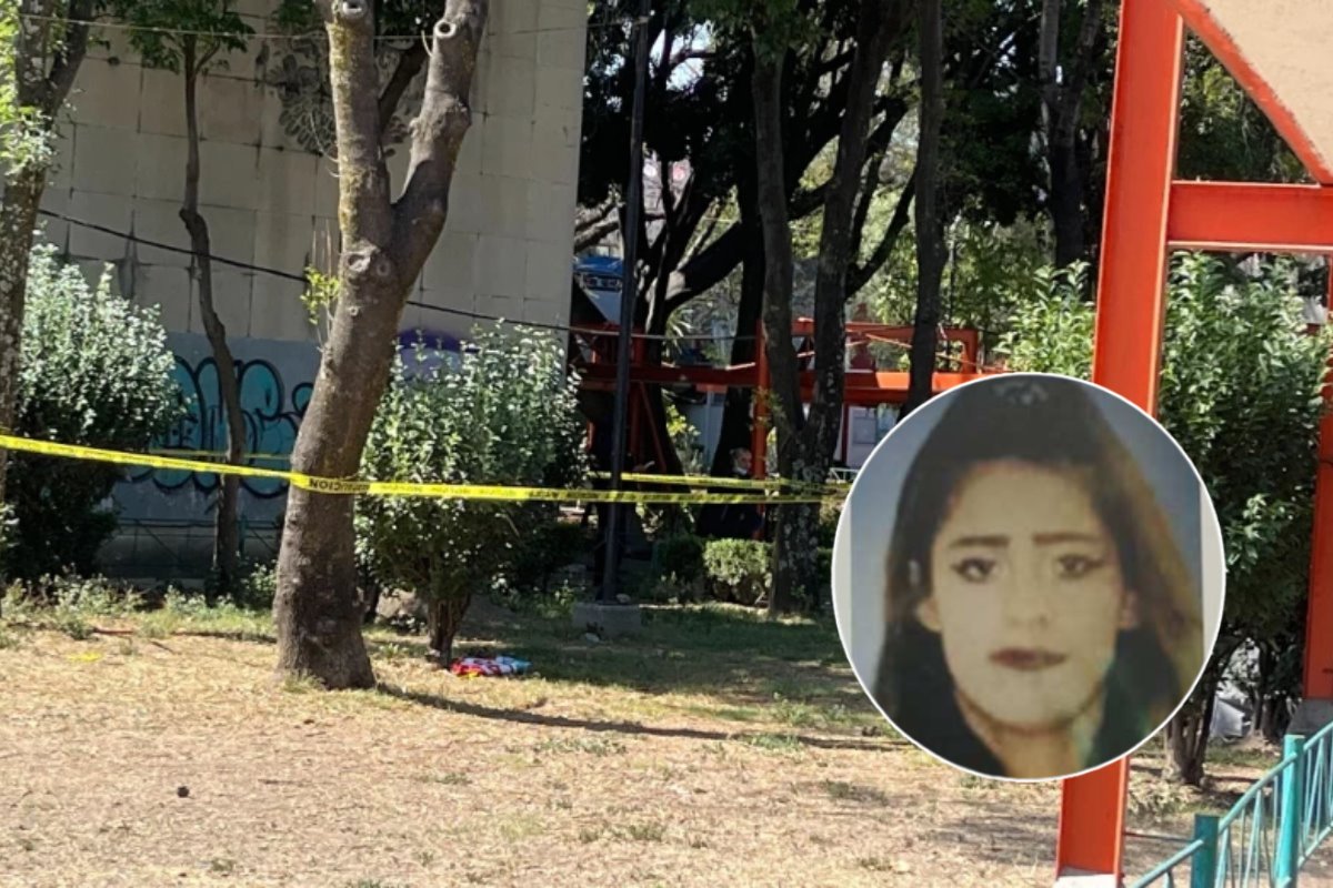 Lugar donde fue encontrado el cuerpo de Gilda en Tlatelolco.    Foto: SSC CDMX | Canva | FGJCDMX