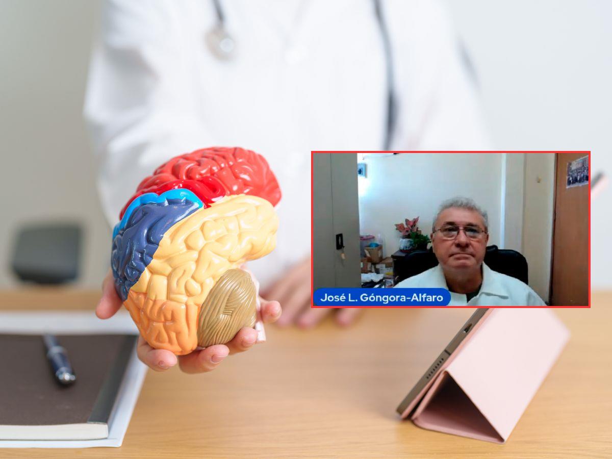 El profesor e investigador de la UADY doctor José Luis Góngora Alfaro presentó algunos importantes hallazgos resultado de sus investigaciones sobre el Parkinson.- Fuente Canva y UADY