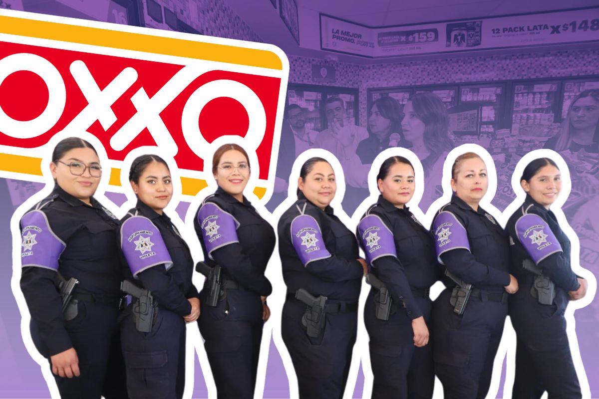 Inauguran nuevos Puntos Violeta en Ramos Arizpe / Fotos: Gobierno de Coahuila | OXXO | Canva