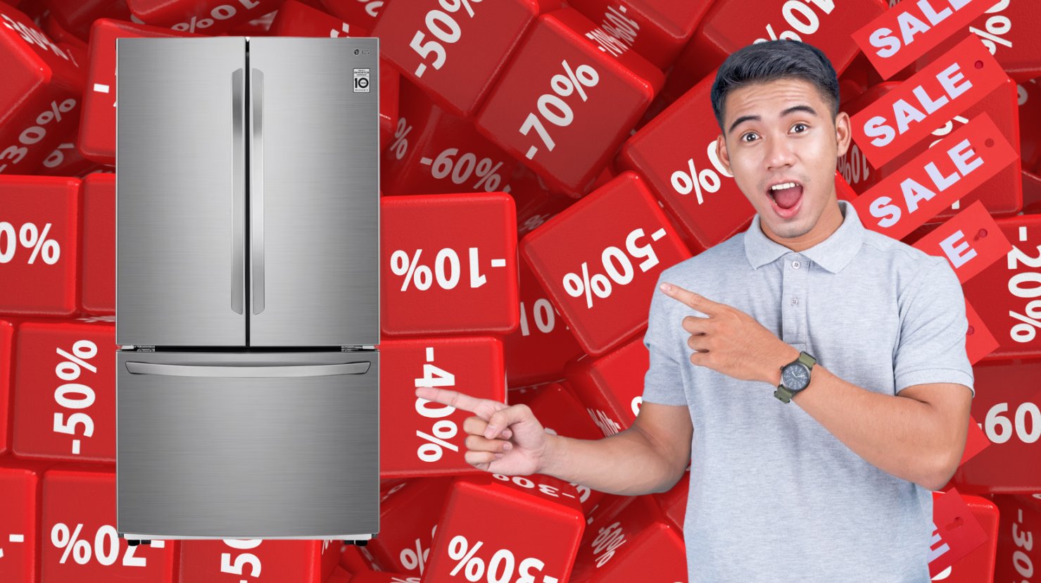 Liverpool tiene este refrigerador LG con más del 50% de descuento. Foto: Canva.