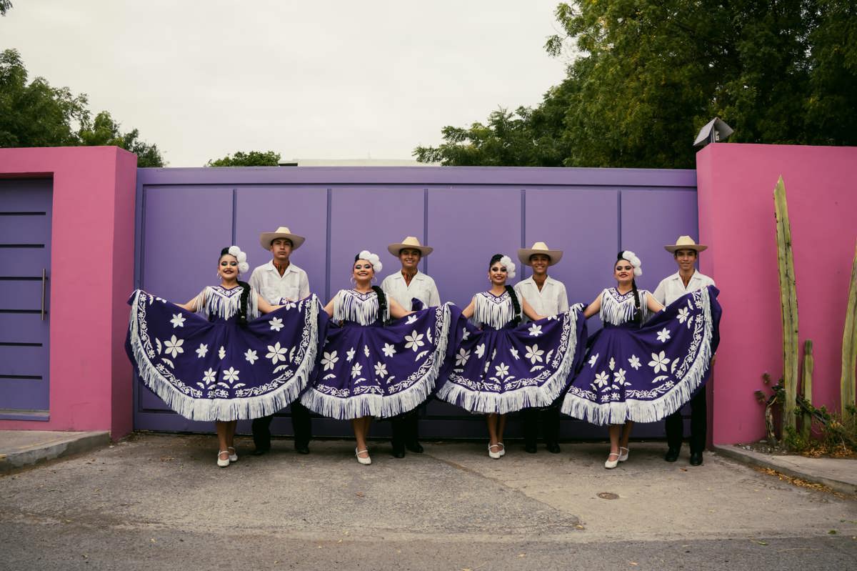 Grupo de danza Huepantli, del CBTis 236. Foto: Redes Sociales