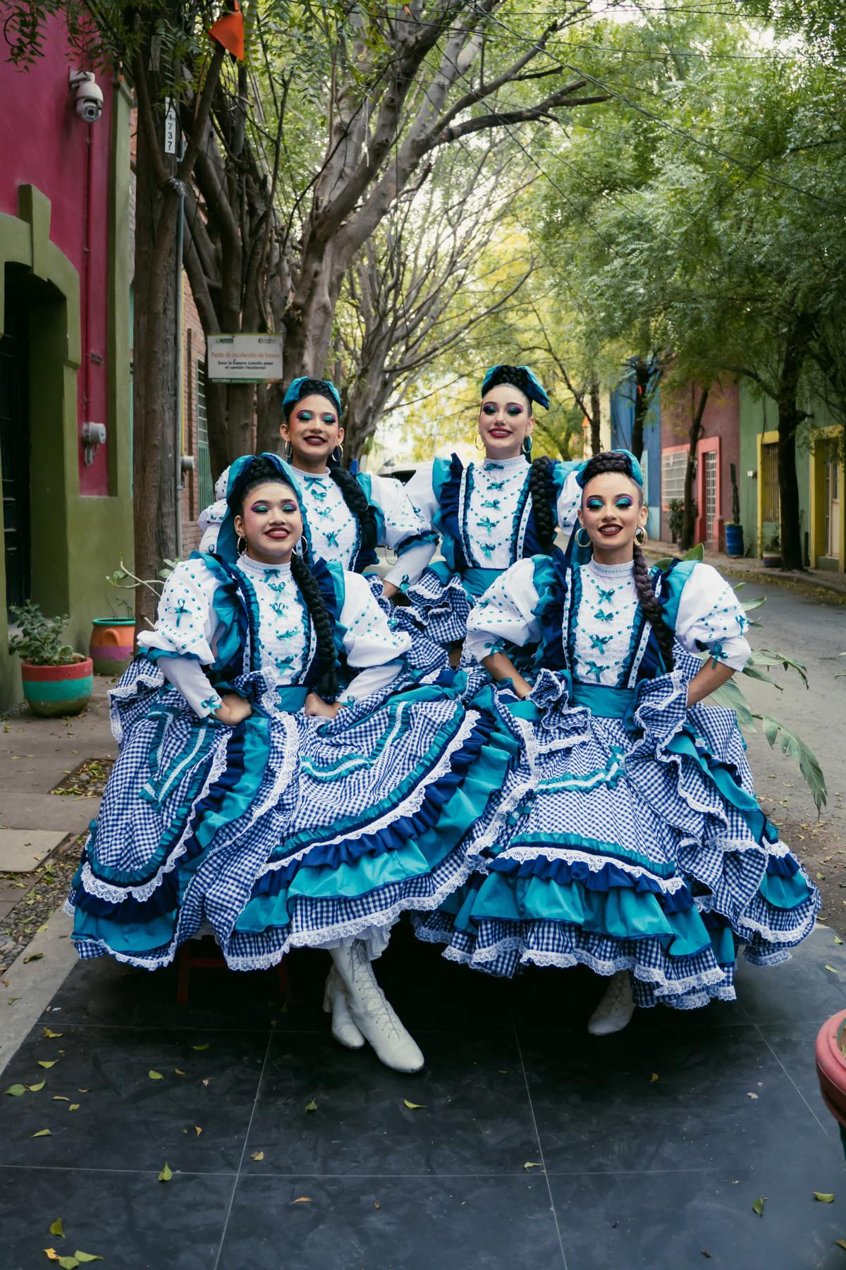 Grupo de danza Huepantli, del CBTis 236. Foto: Redes Sociales