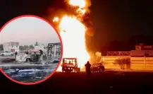 Explosión en Teoloyucan por robo de combustible moviliza a bomberos