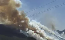 Incendio arrasa las sierras de Los Lirios y El Tunal en Coahuila