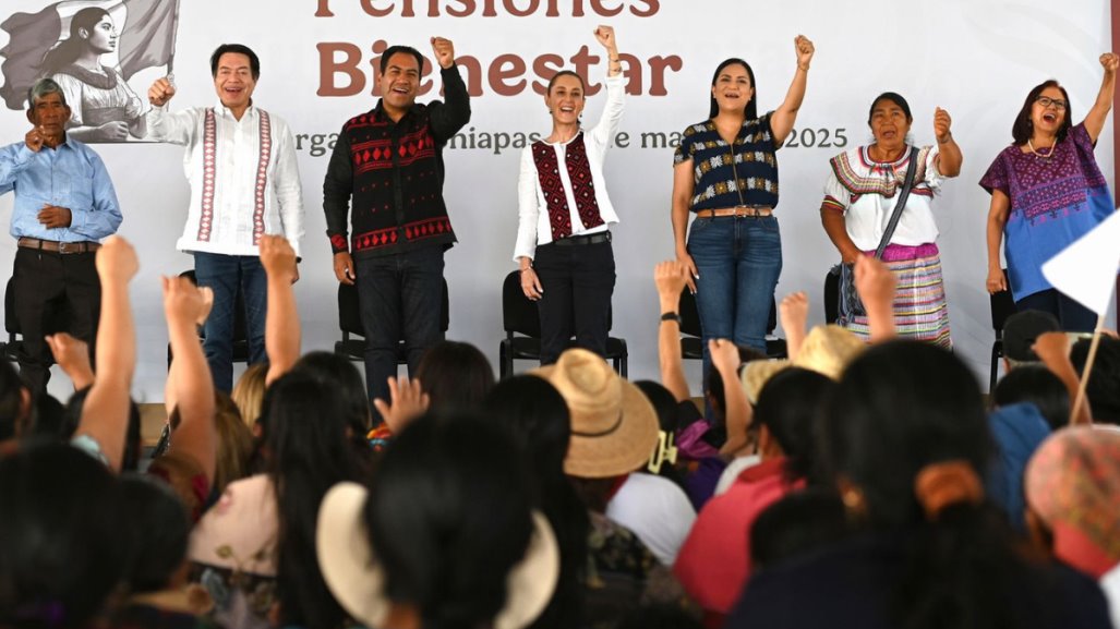 Claudia Sheinbaum promueve elección del Poder Judicial en Chiapas