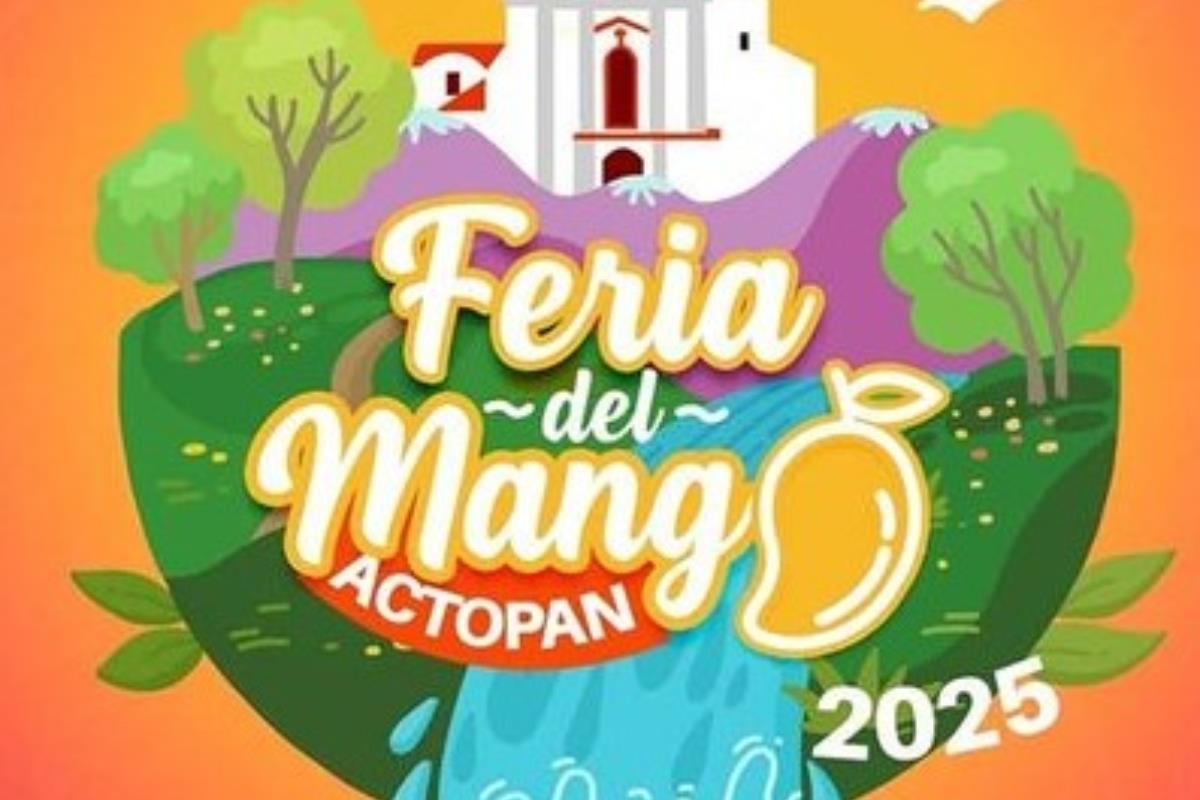 Flyer de la Feria del Mango en Actopan Foto: X(Twitter) @DondeHayFeria