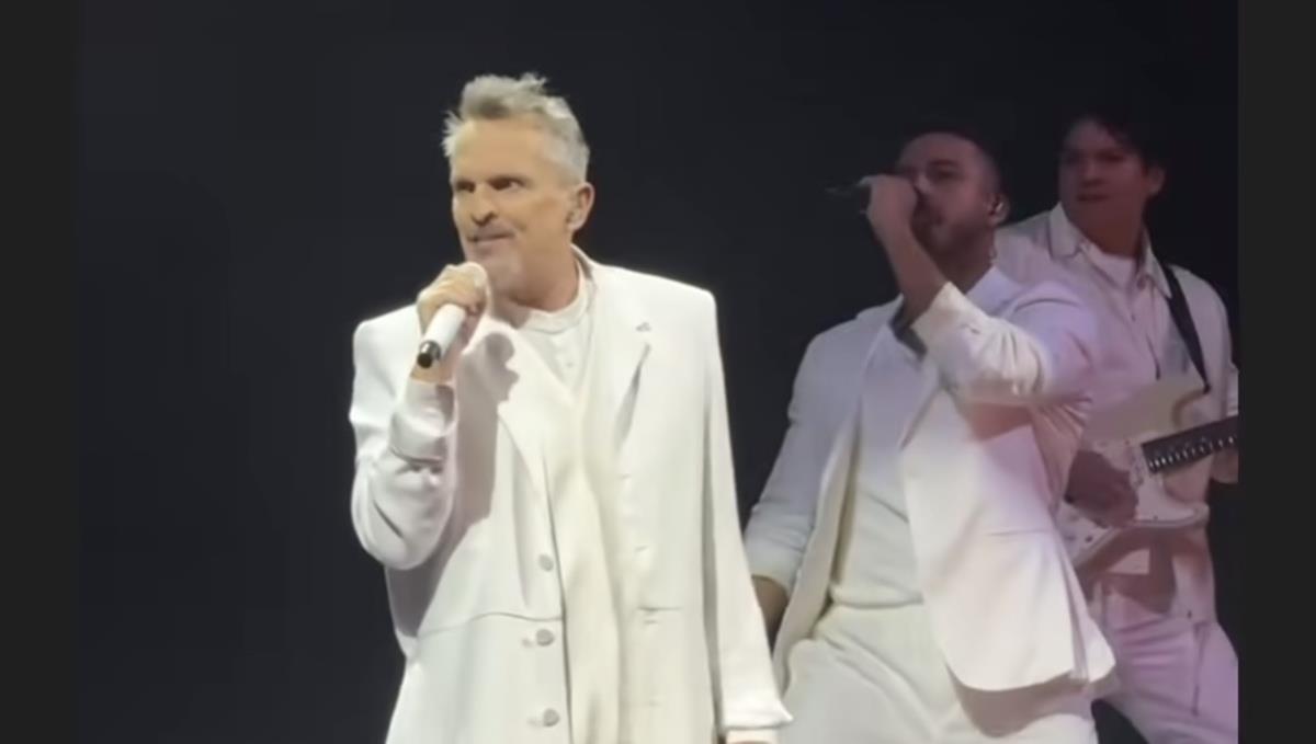 Sorprende alerta sísmica a Miguel Bosé durante su concierto en el Auditorio Nacional Foto: Auditorio Nacional