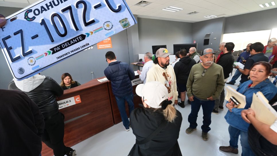 Placas vehiculares en Coahuila, ¿dónde se ubica el megamódulo de pago en Torreón?
