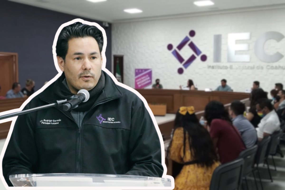 Paredes envió un oficio al Instituto Electoral de Coahuila solicitando una indemnización por su remoción, lo cual está siendo analizado por el área jurídica del organismo./Foto: X/ IEC