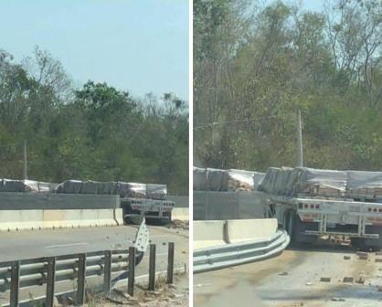 Reportan accidente en la autopista Mérida-Cancún, esto se sabe