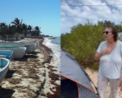 VÍDEO I Extranjera intenta impedir el acceso a la playa en Santa Clara