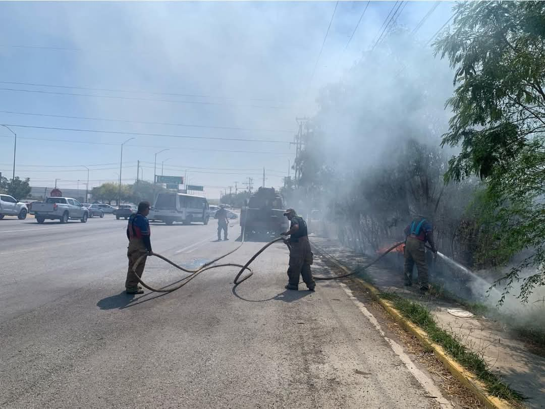 El gobernador Américo Villarreal, el despliegue de un operativos para atender los incendios forestales. Foto: Protección Civil