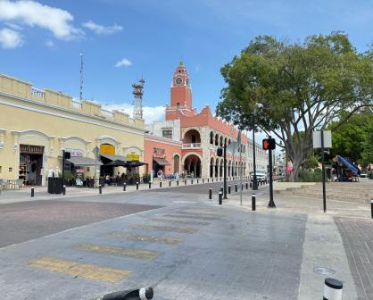 Así lucen las calles en Mérida por el día de asueto