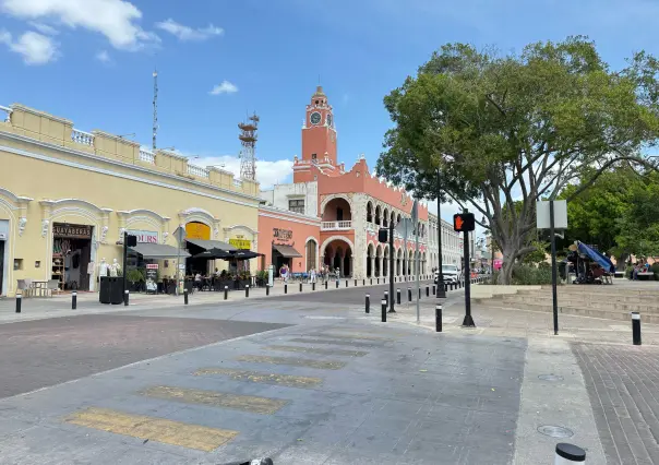 Así lucen las calles en Mérida por el día de asueto