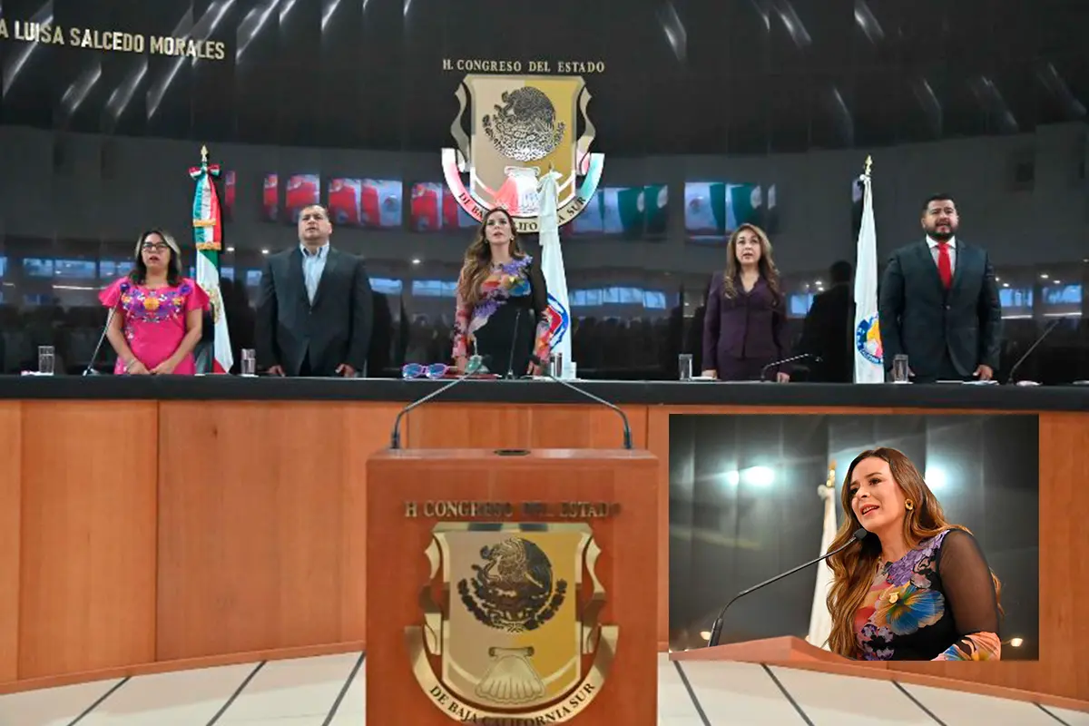 La Diputada Arlene Moreno Maciel encabeza la nueva Mesa Directiva. Foto: Congreso del Estado.