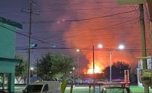 VIDEO | Incendio en escuela primaria de San Nicolás deja sin luz a vecinos