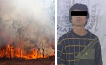 Detienen a presunto responsable de incendio en Saltillo; suman 15 arrestos