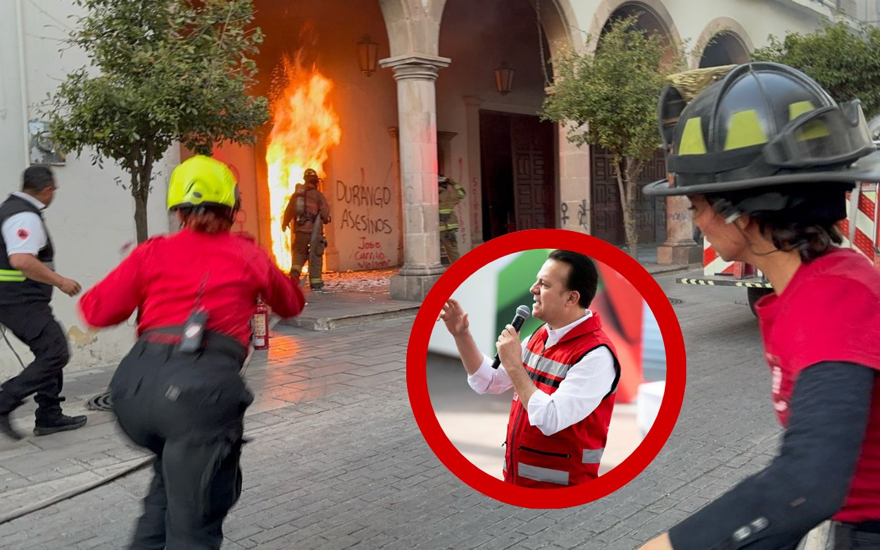 El gobernador se pronunció a favor de que no se retire la antimonumenta. Foto: Brenda García.