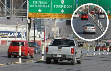 Saltillo multará a conductores que invadan carriles en el Distribuidor Vial El Sarape