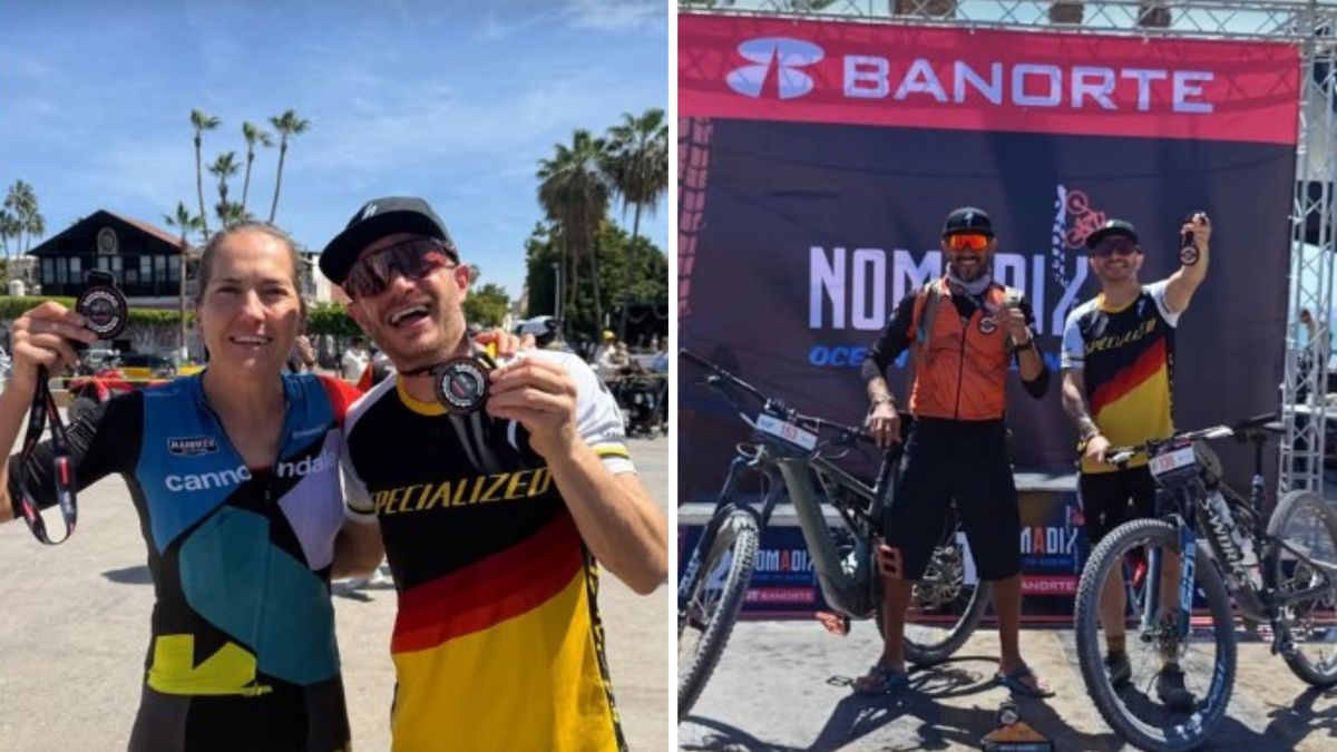 Durante el recorrido, Facundo compartió momentos con participantes como la triatleta Fabiola Corona y el cineasta Gabriel 