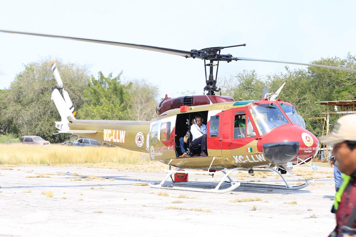 Gobernador Américo Villarreal ordenó una investigación a fondo para determinar el origen del fuego y deslindar responsabilidades. Foto: Protección Civil