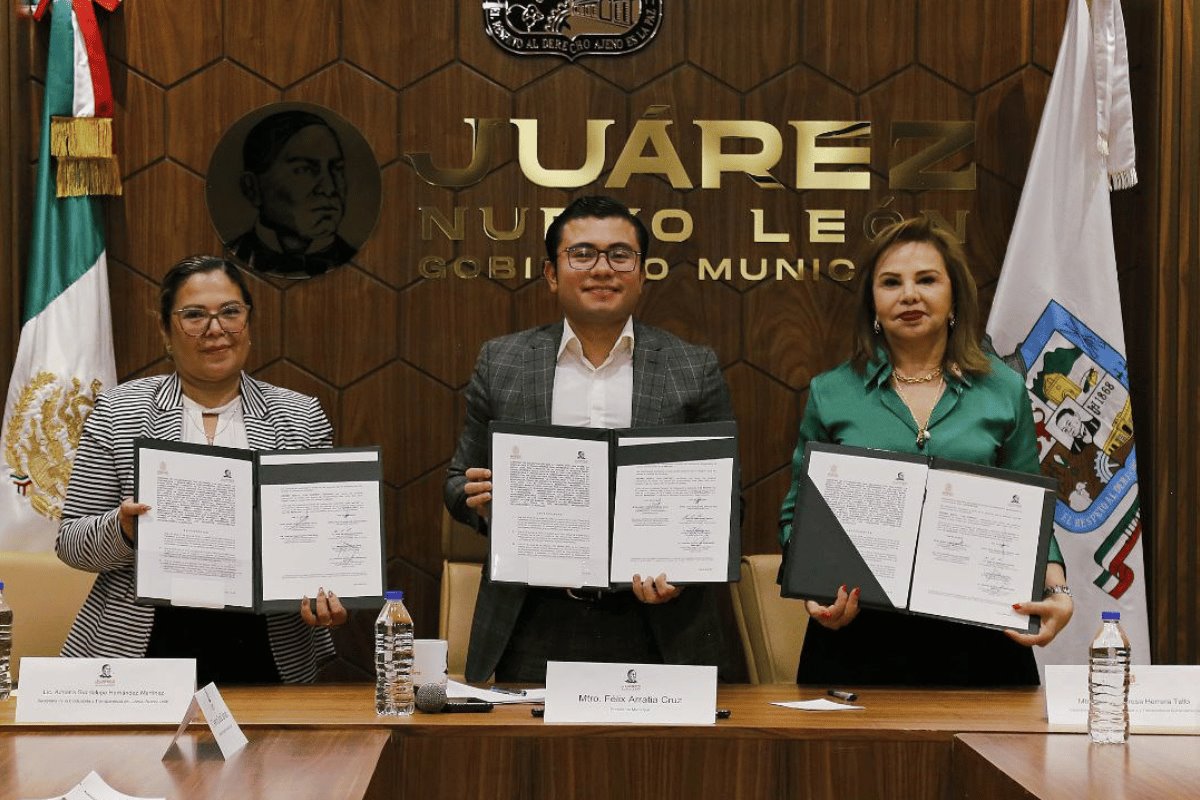 Juárez refuerza la transparencia con convenio de colaboración. Foto: Gobierno de Juárez.