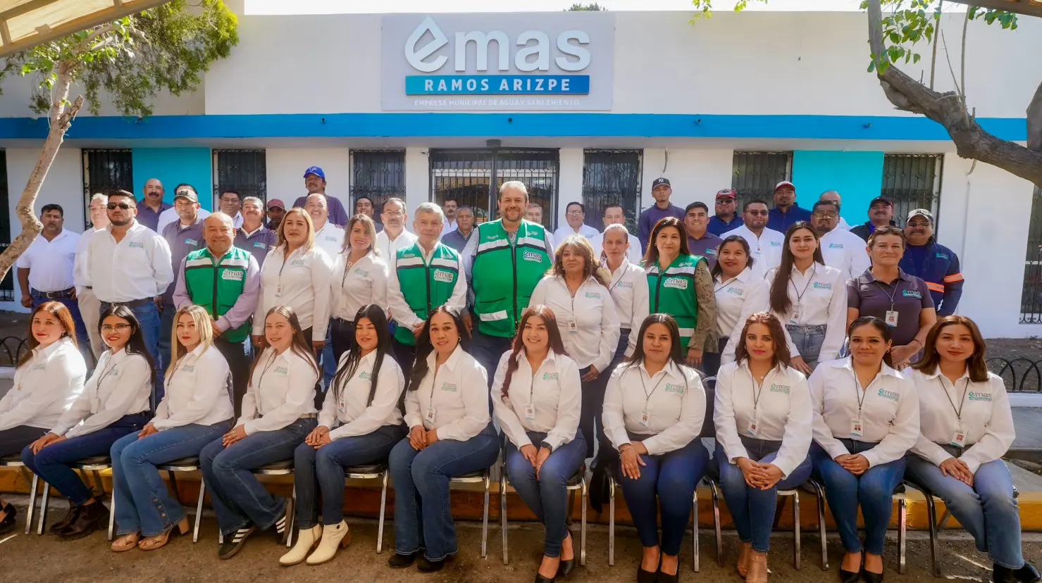 El alcalde Tomás Gutiérrez Merino presentó el nuevo sistema ERAS en Ramos Arizpe. (Fotografía: Gobierno de Ramos Arizpe)