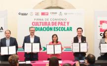 Coahuila firma convenio para fortalecer la cultura de paz en escuelas