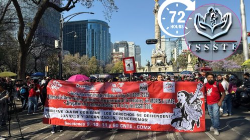 CNTE y SNTE: sigue paro y marcha en CDMX tras retiro de reforma del ISSSTE