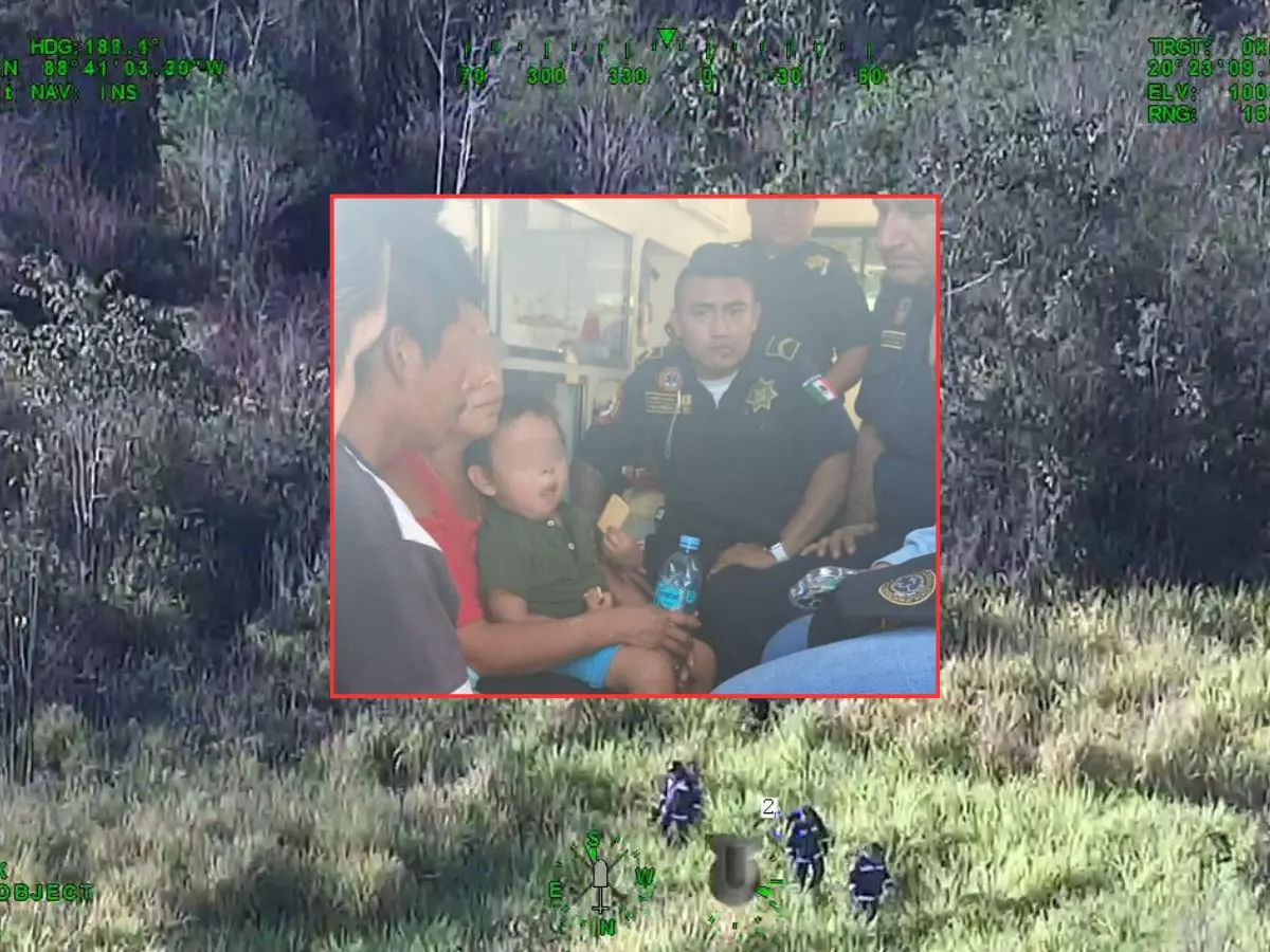 El operativo para buscar a un menor quien fue reportado como desaparecido en lunes en la comunidad de Huechén Balam, municipio de Yaxcabá, fue todo un éxito.- Fuente SSP
