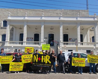 Protestan en la Fiscalía de Tampico por malas prácticas en casos familiares, ¿que exigen?