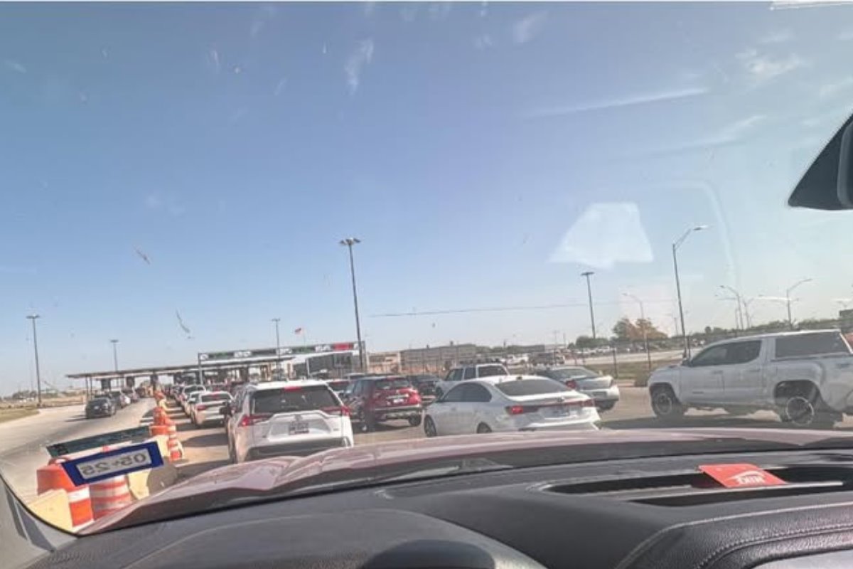 Los puentes internacionales en Reynosa registran tráfico esta mañana de martes | Foto: redes sociales