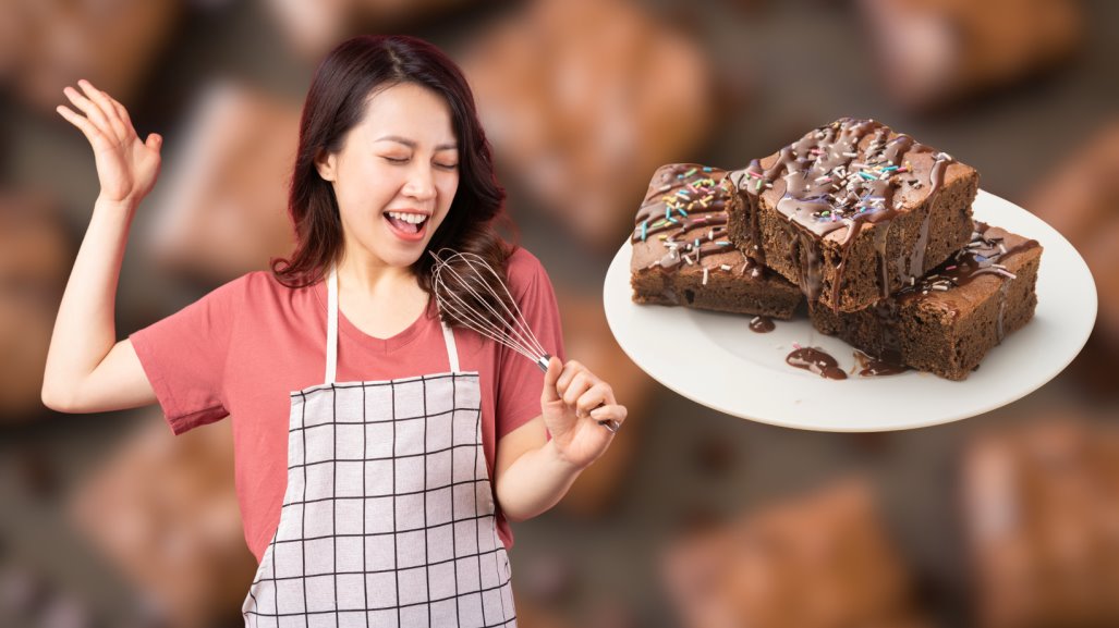 ¿Antojo de algo dulce? Prepara un delicioso brownie sin horno