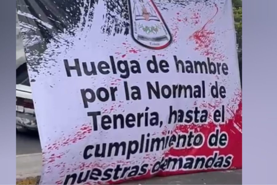 Protestan normalistas en Edomex; estas son las vialidades afectadas en Toluca