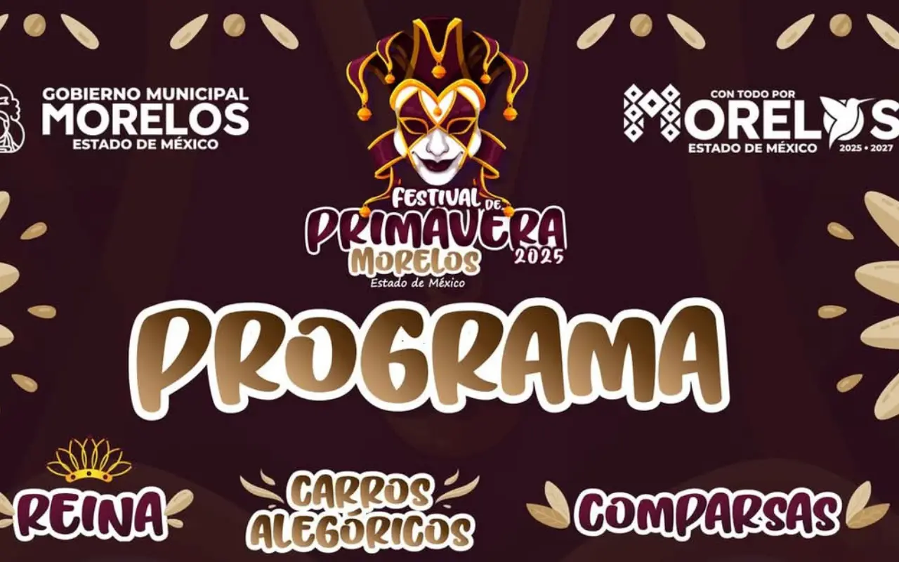 El Festival de Primavera Morelos 2025, esta programado para el mes de abril. Foto: FB/dondehayferia (Cava)