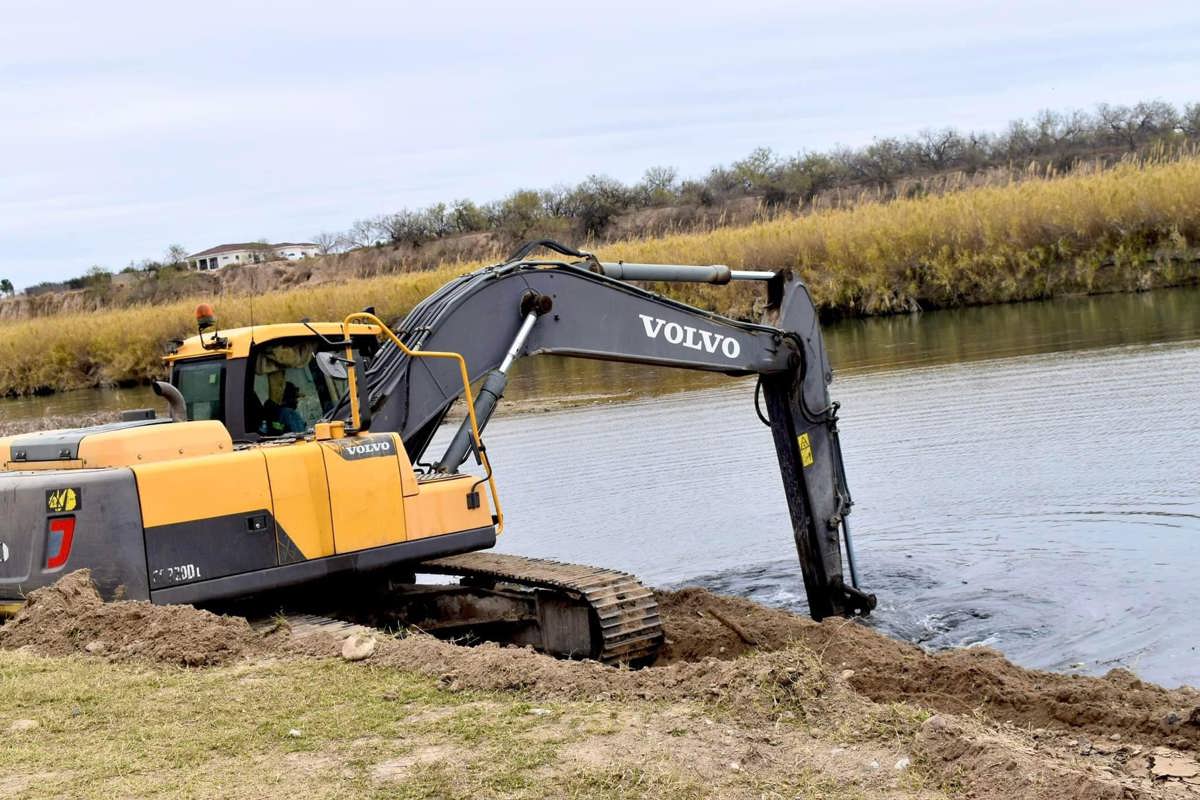 Extracción de agua en el Río Bravo / Foto: Gobierno de Coahuila