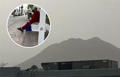 Cubrebocas vuelve a Saltillo, polvo cubre la ciudad afectando la calidad del aire